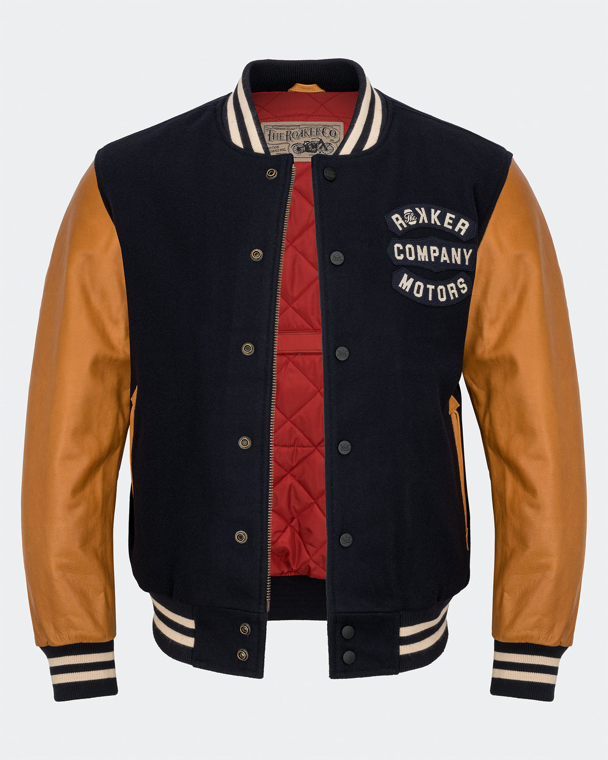 College Jacket Navy/Brown