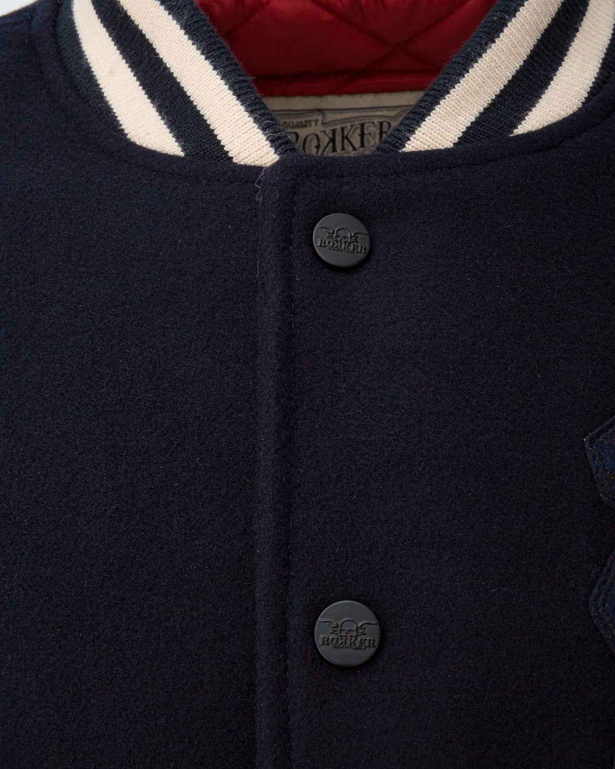 College Jacket Navy/Brown