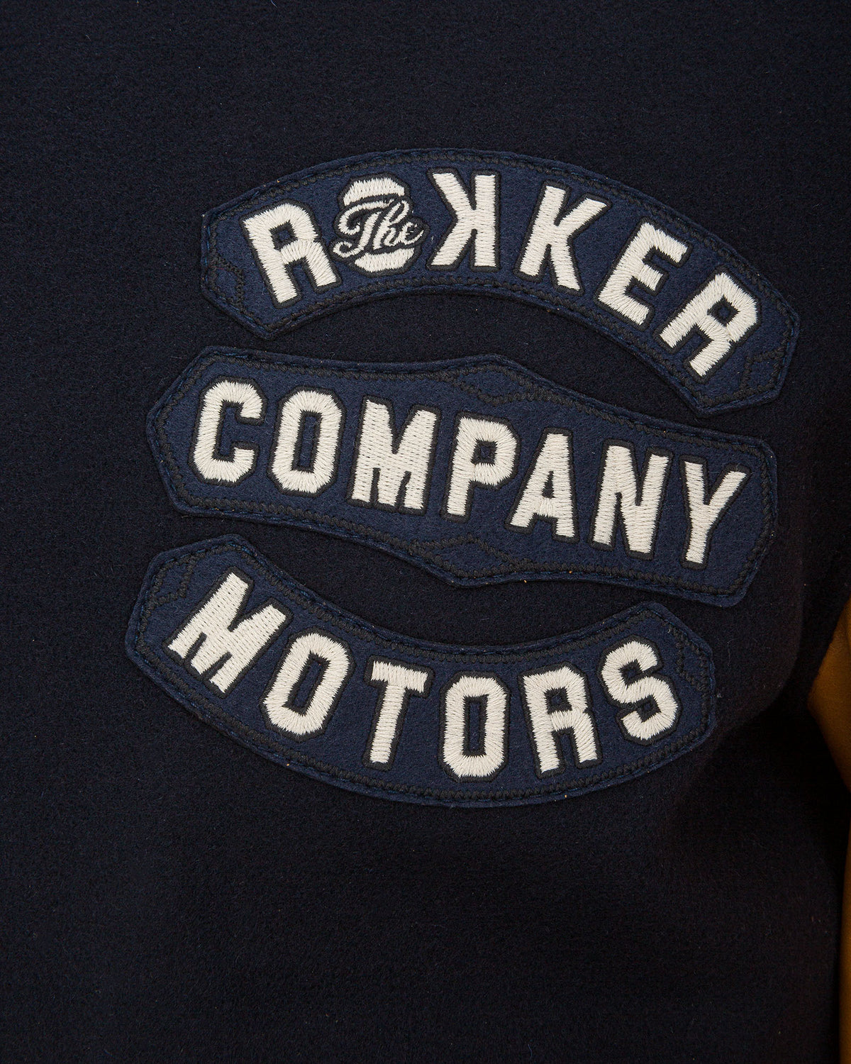 College Jacket Navy/Brown