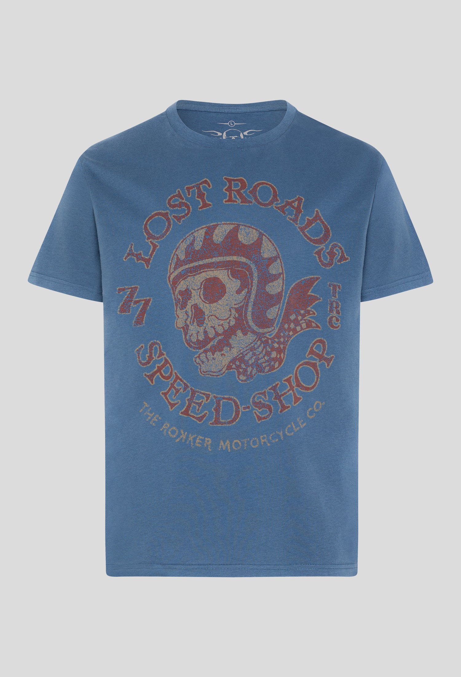 Speed Shop T-Shirt Men Blue