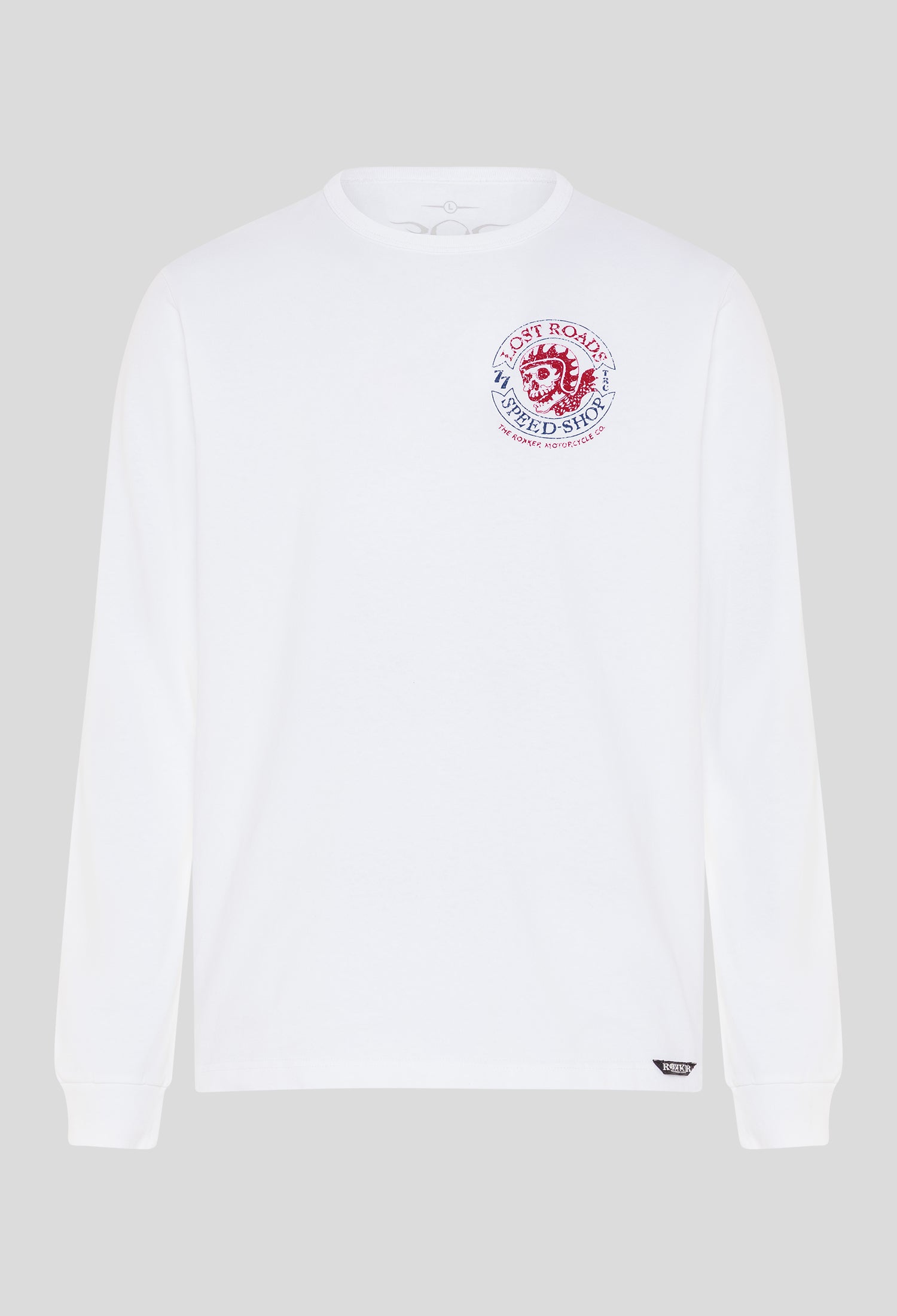 Speed Shop Longsleeve White
