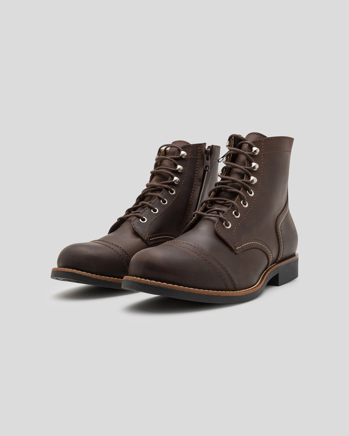 Earth Ranger Eclipse Sandstone Brown Leather Mid Calf Moto Boots Mens‎ 8.5 Easton Men main image 2