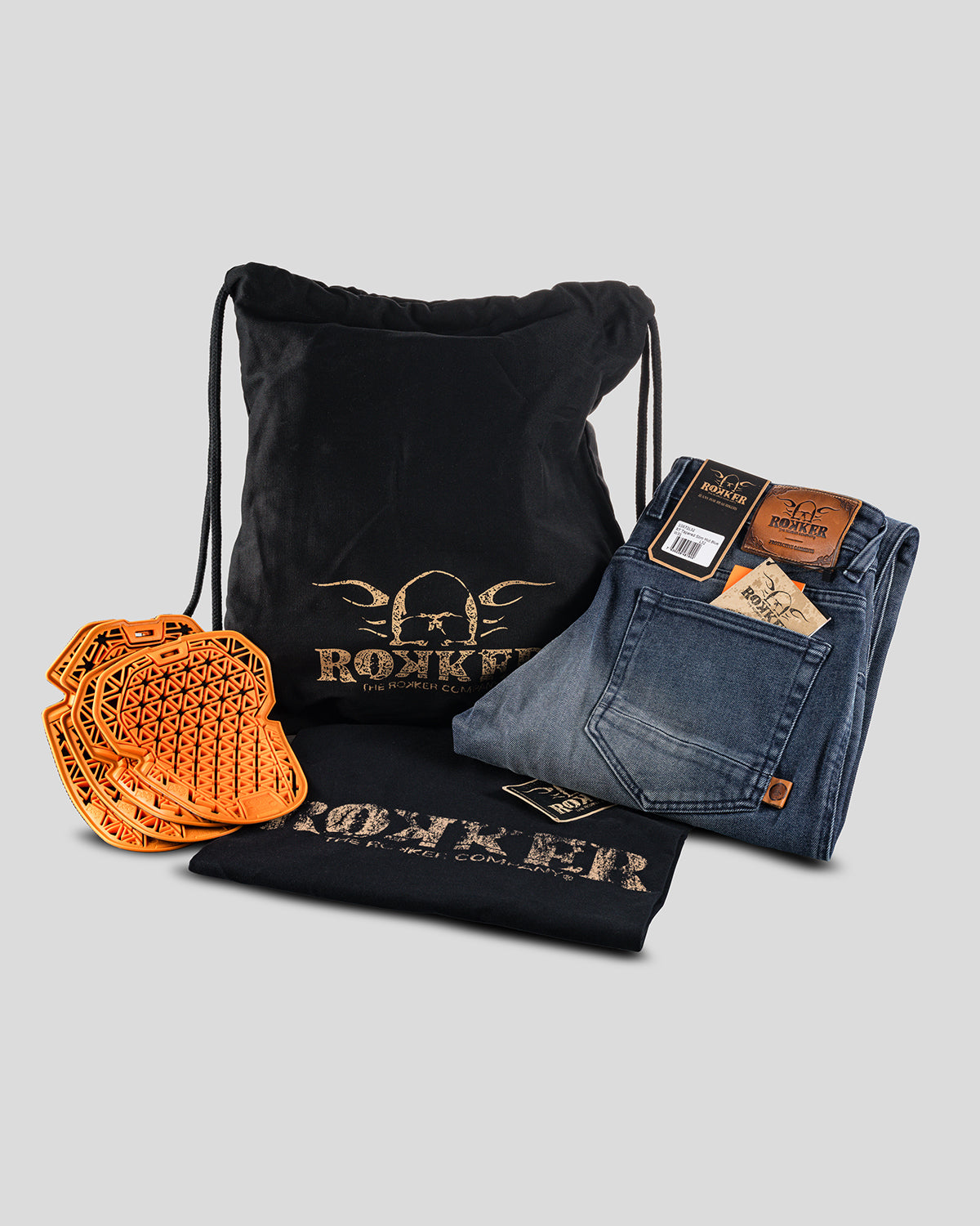 Rokkertech Tapered Slim Light Blue