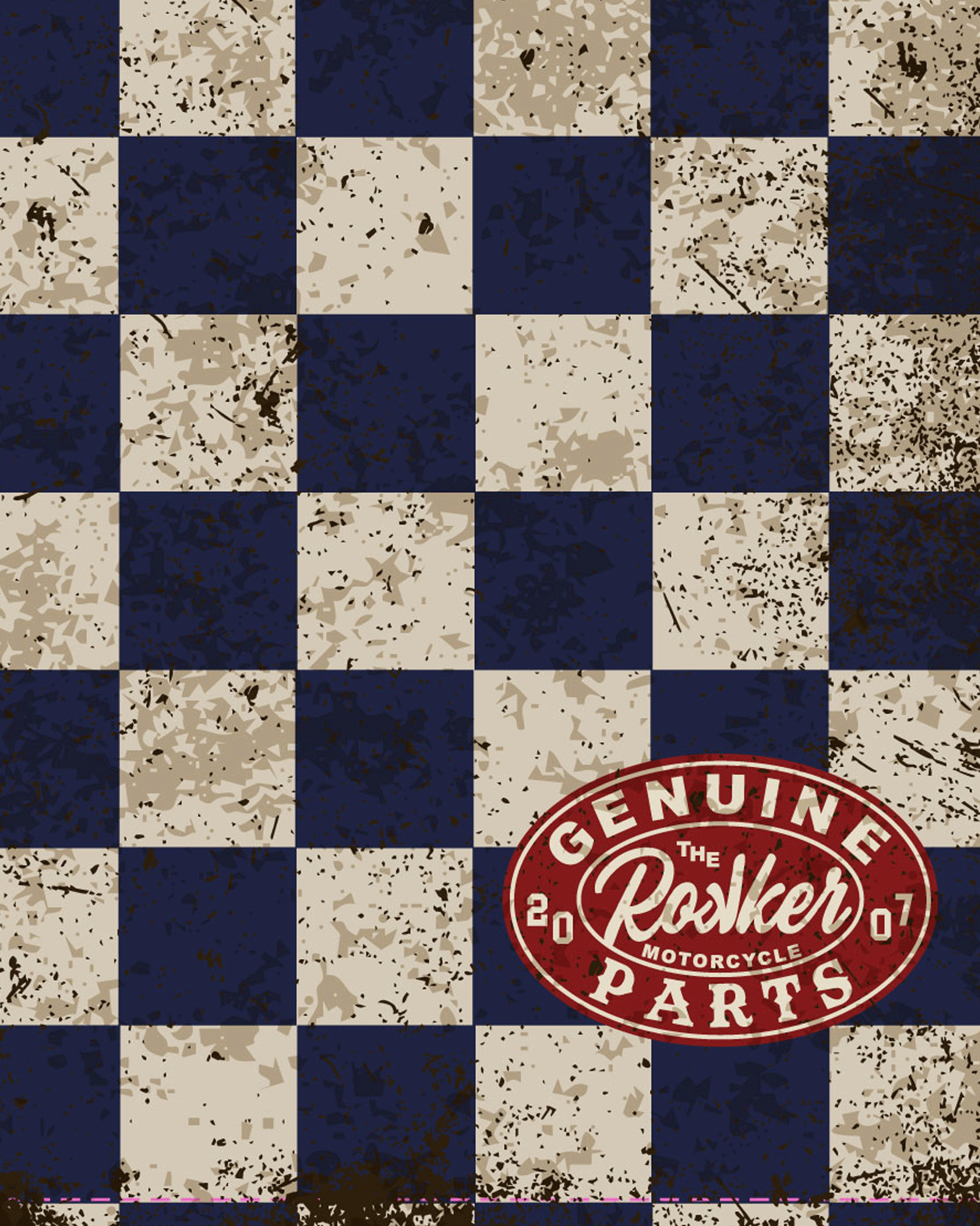 Tube Genuine Parts Blue Check