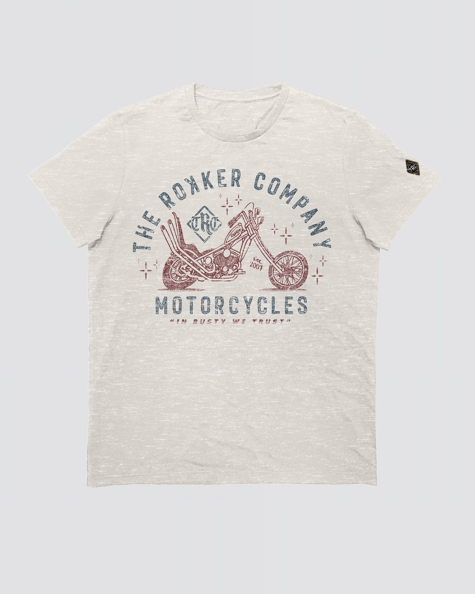 Trust B T-Shirt Men Dirt White