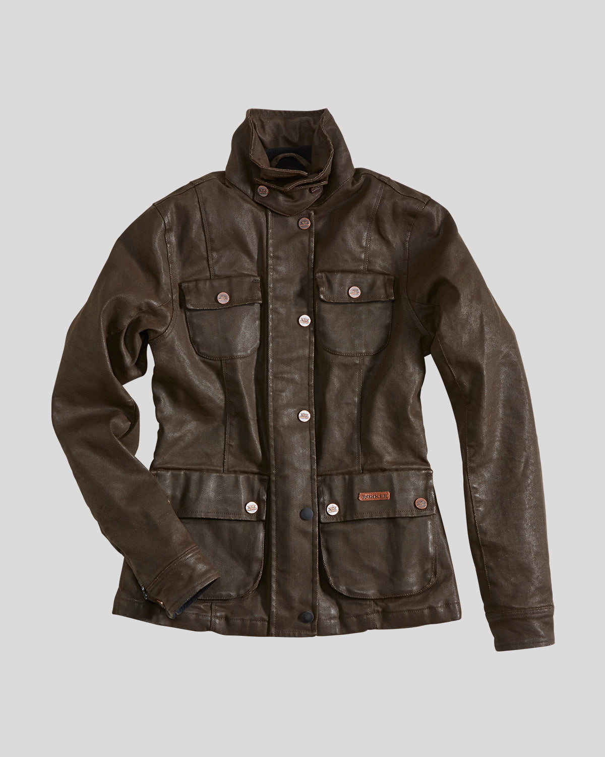 Rokkertech Jacket Lady Brown - Main Image