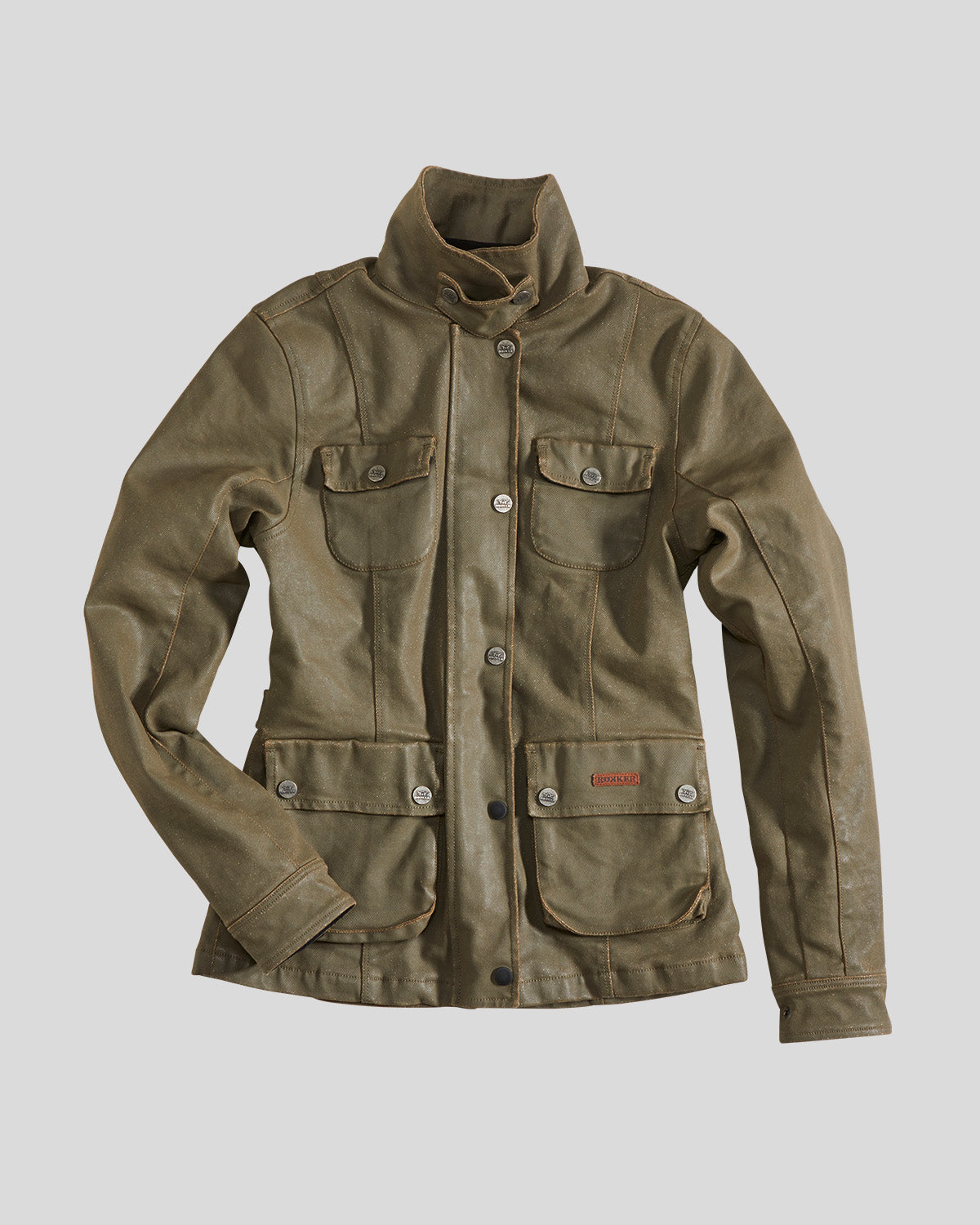 Rokkertech Jacket Lady Olive Jacket The Rokker Company