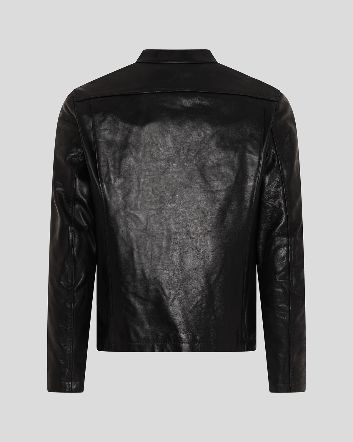 Commander Leather Jacket Black