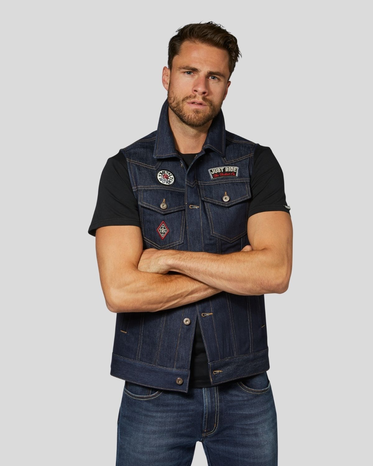 Club Vest Denim