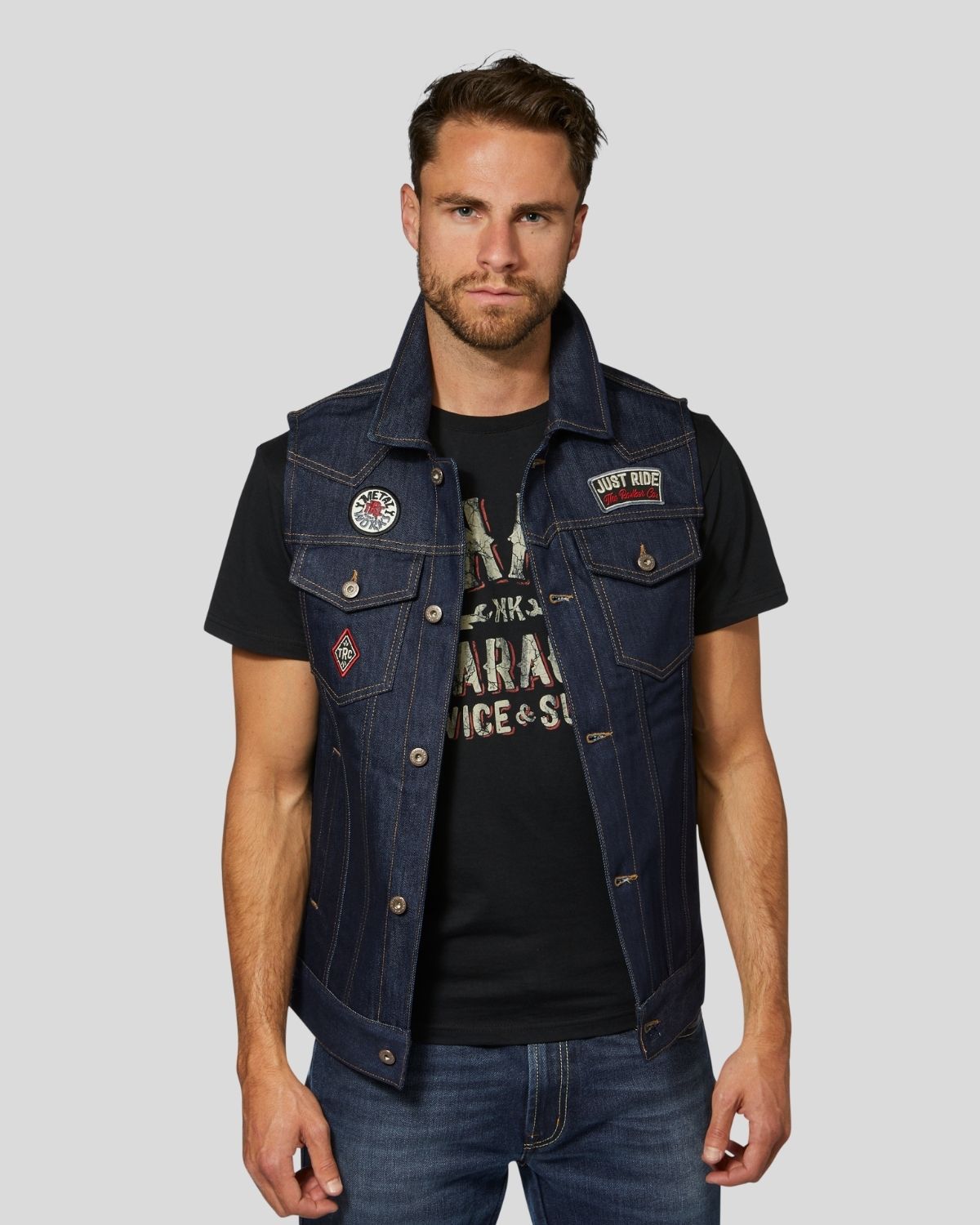 Club Vest Denim