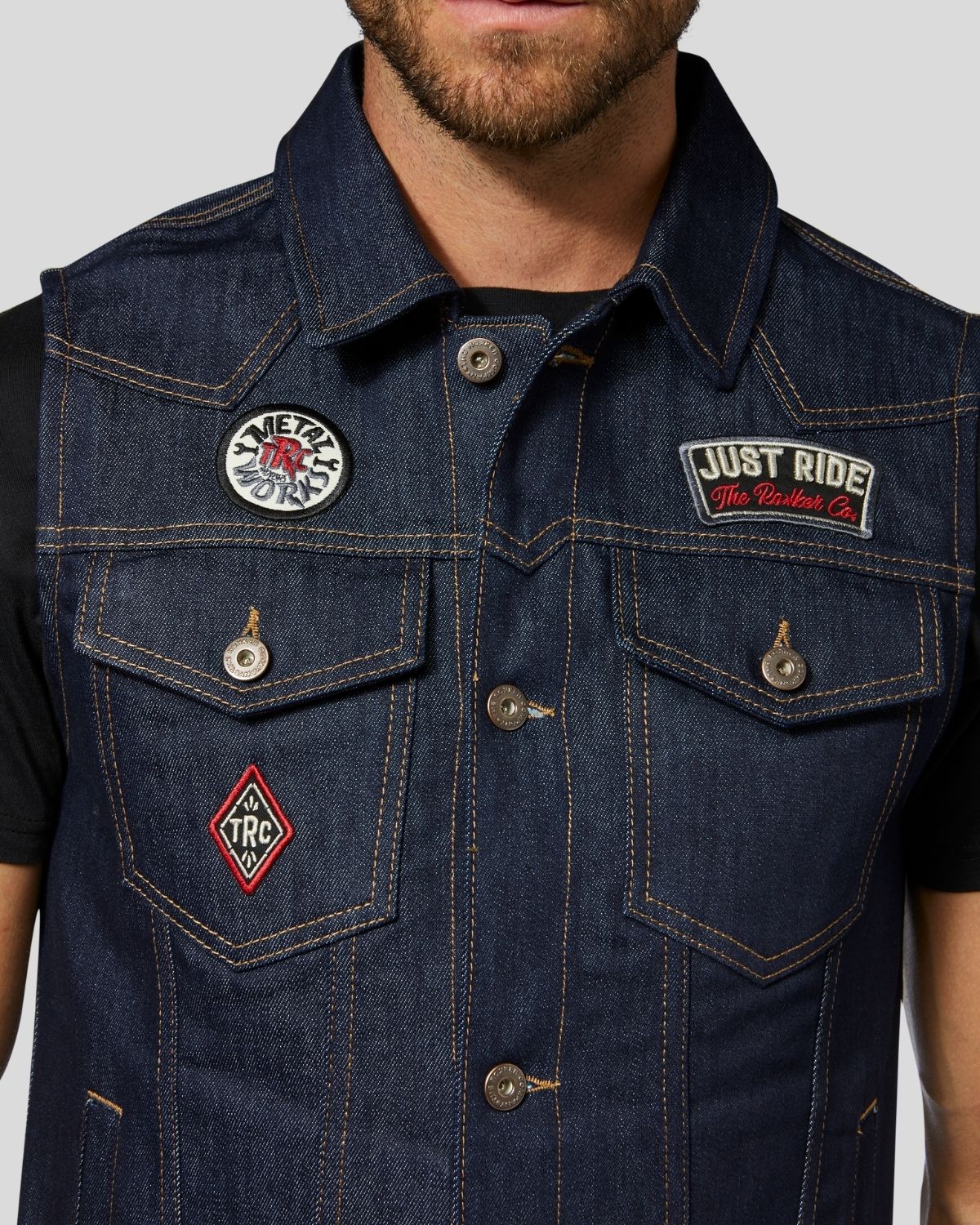 Club Vest Denim