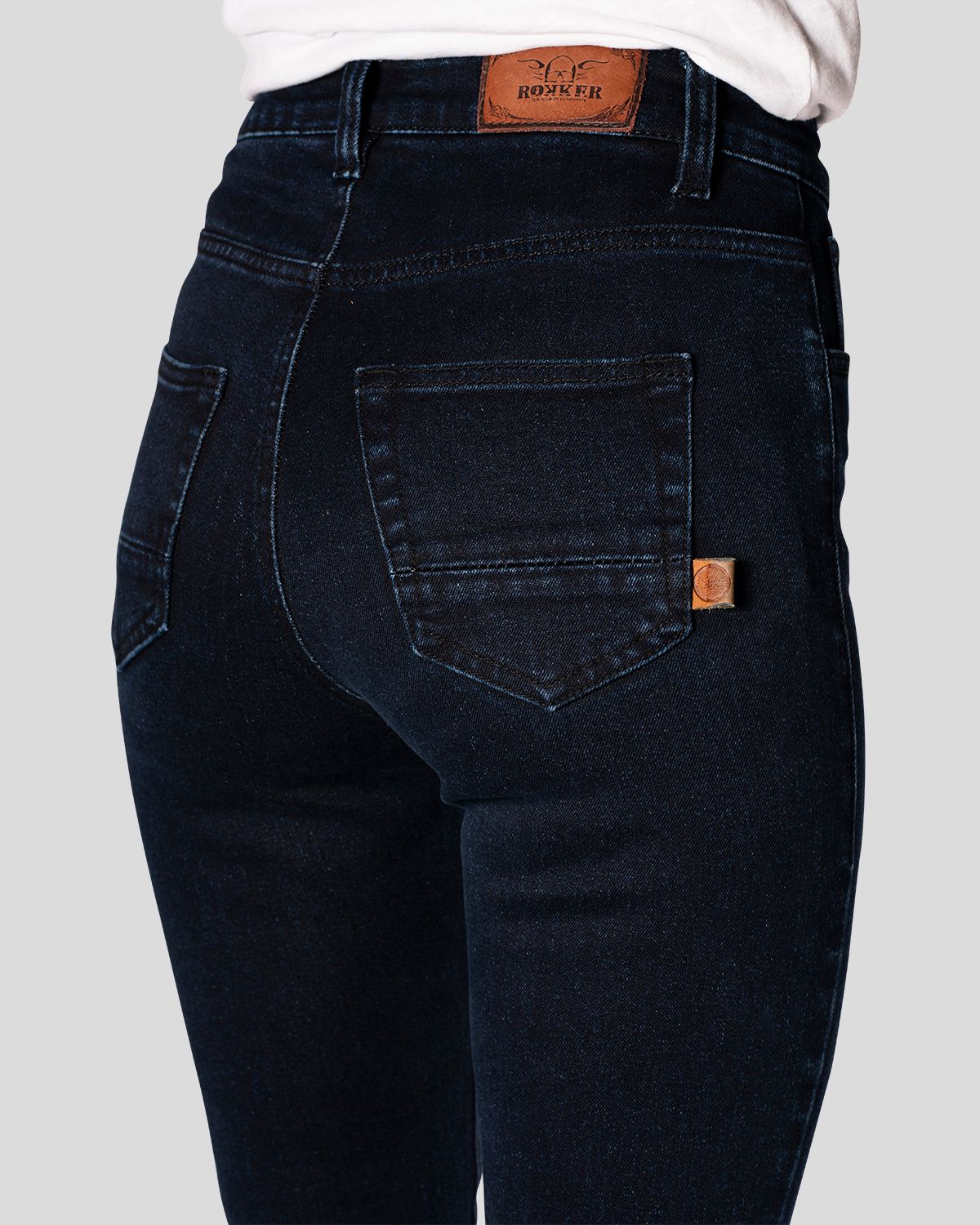 ROKKERTECH High Waist Dark Blue