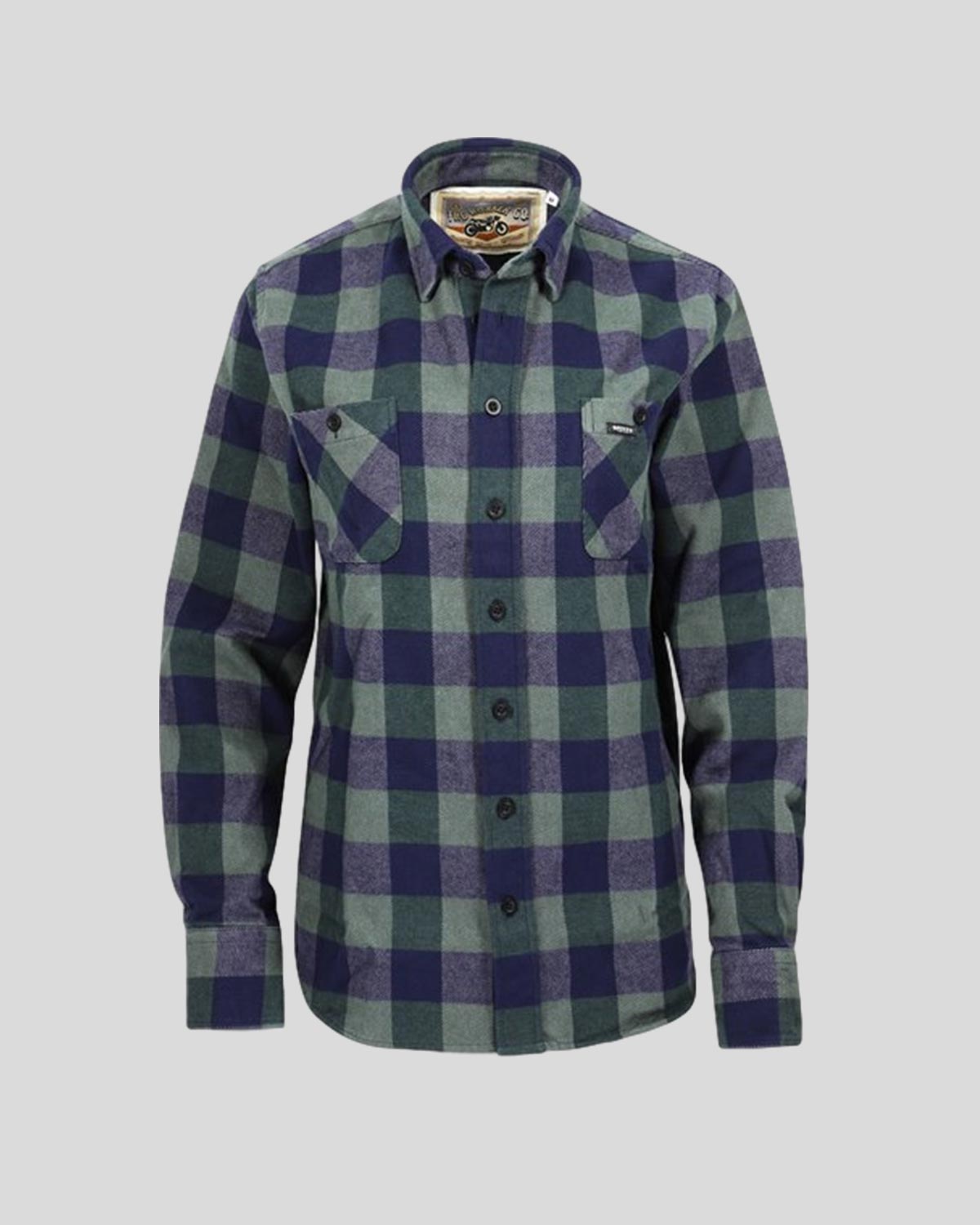 Richmond Shirt Men Green/Blue