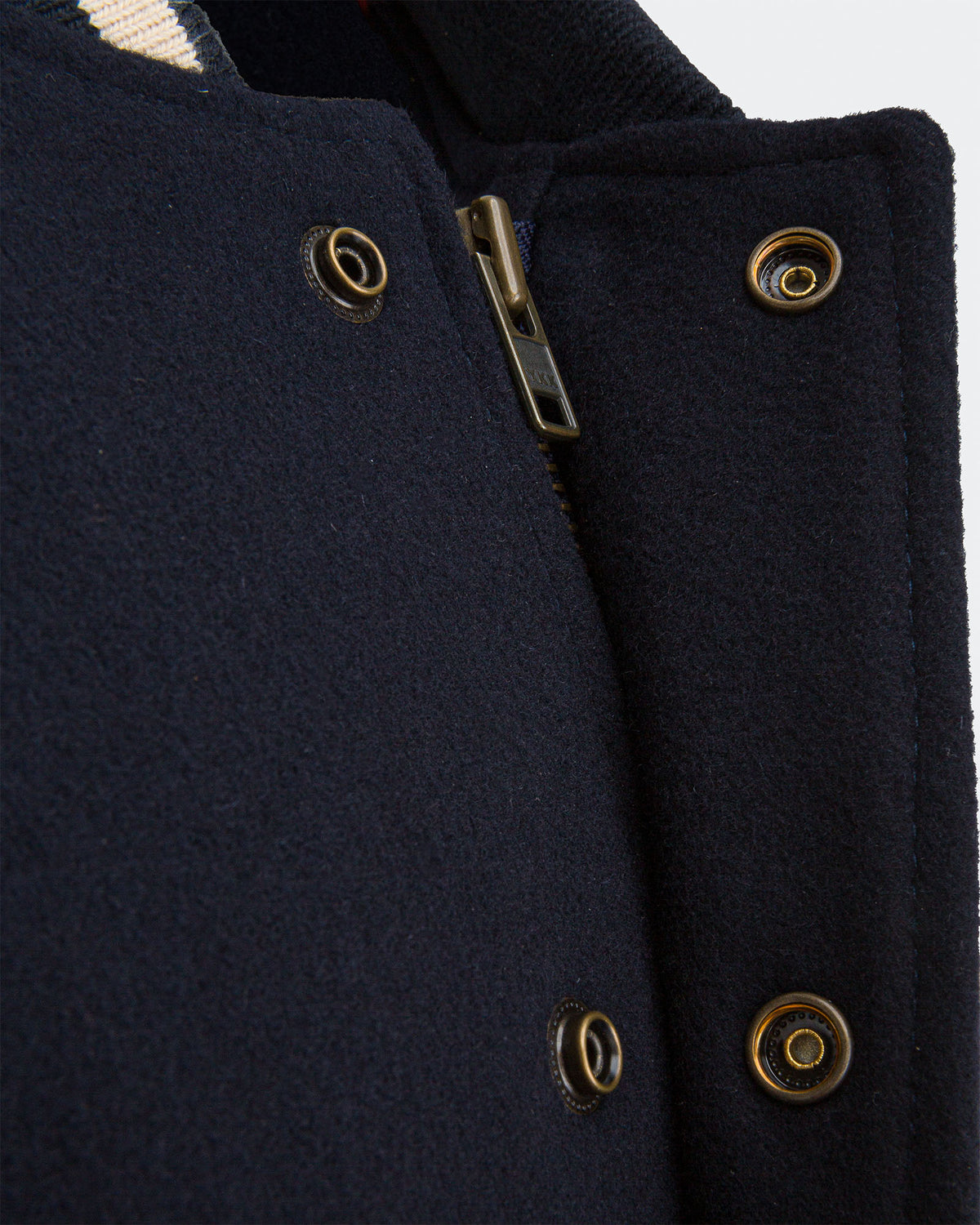 College Jacket Navy/Brown