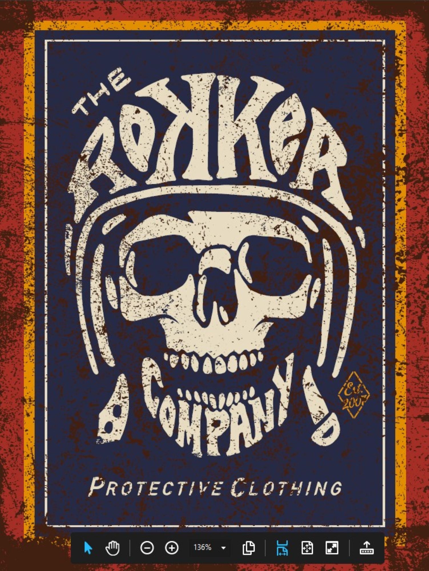 Skull Tin Sign (Blechschild)
