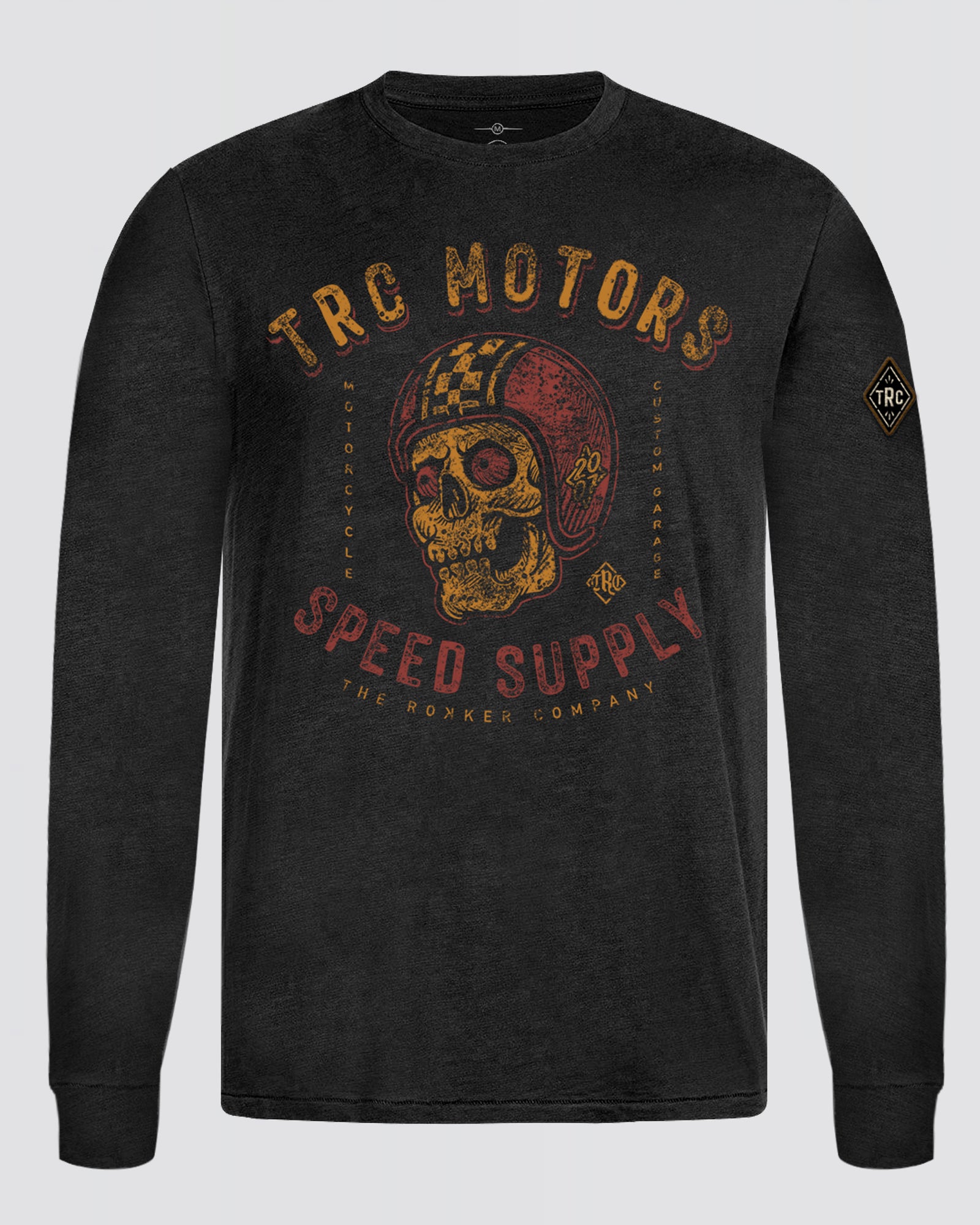 Skull Longsleeve Men Black