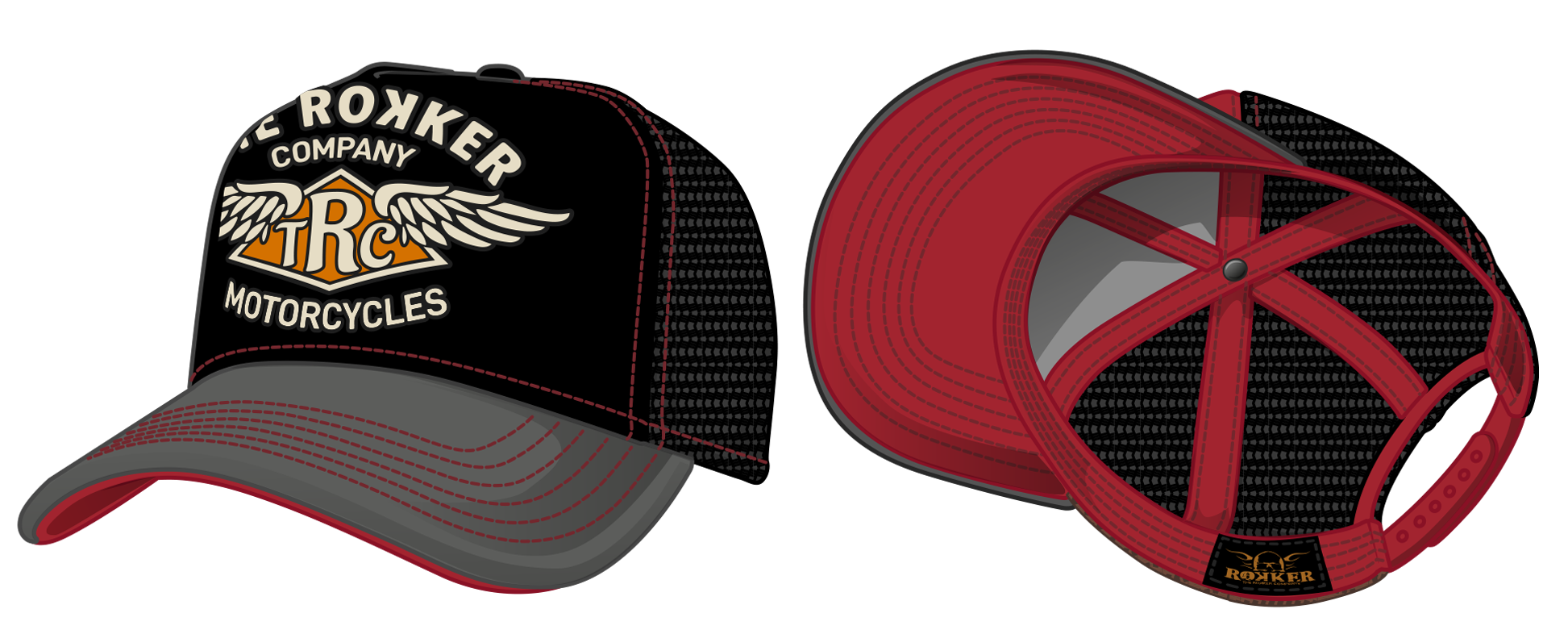 Wings Trukker Black/Grey/Red