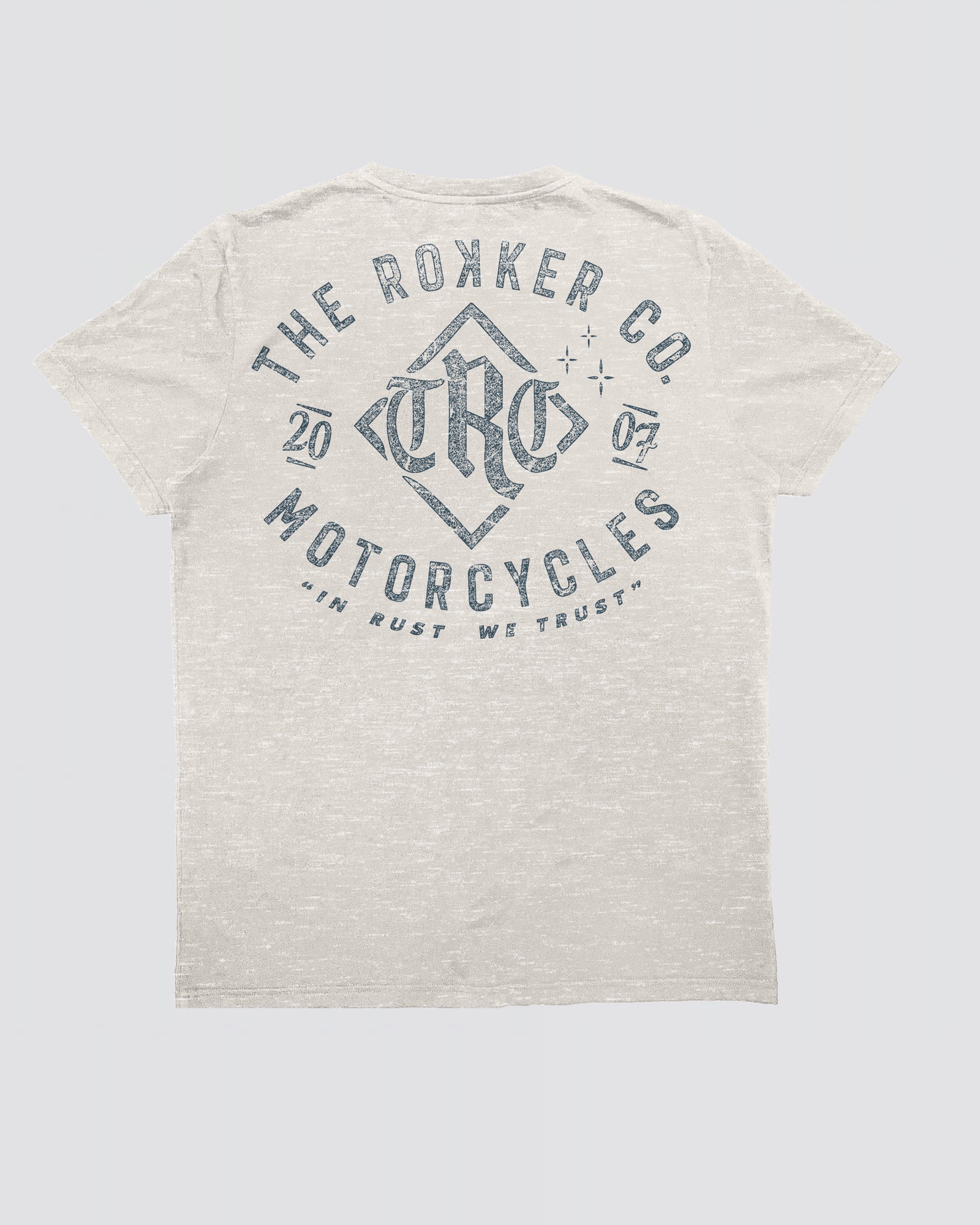 Trust B T-Shirt Men Dirt White