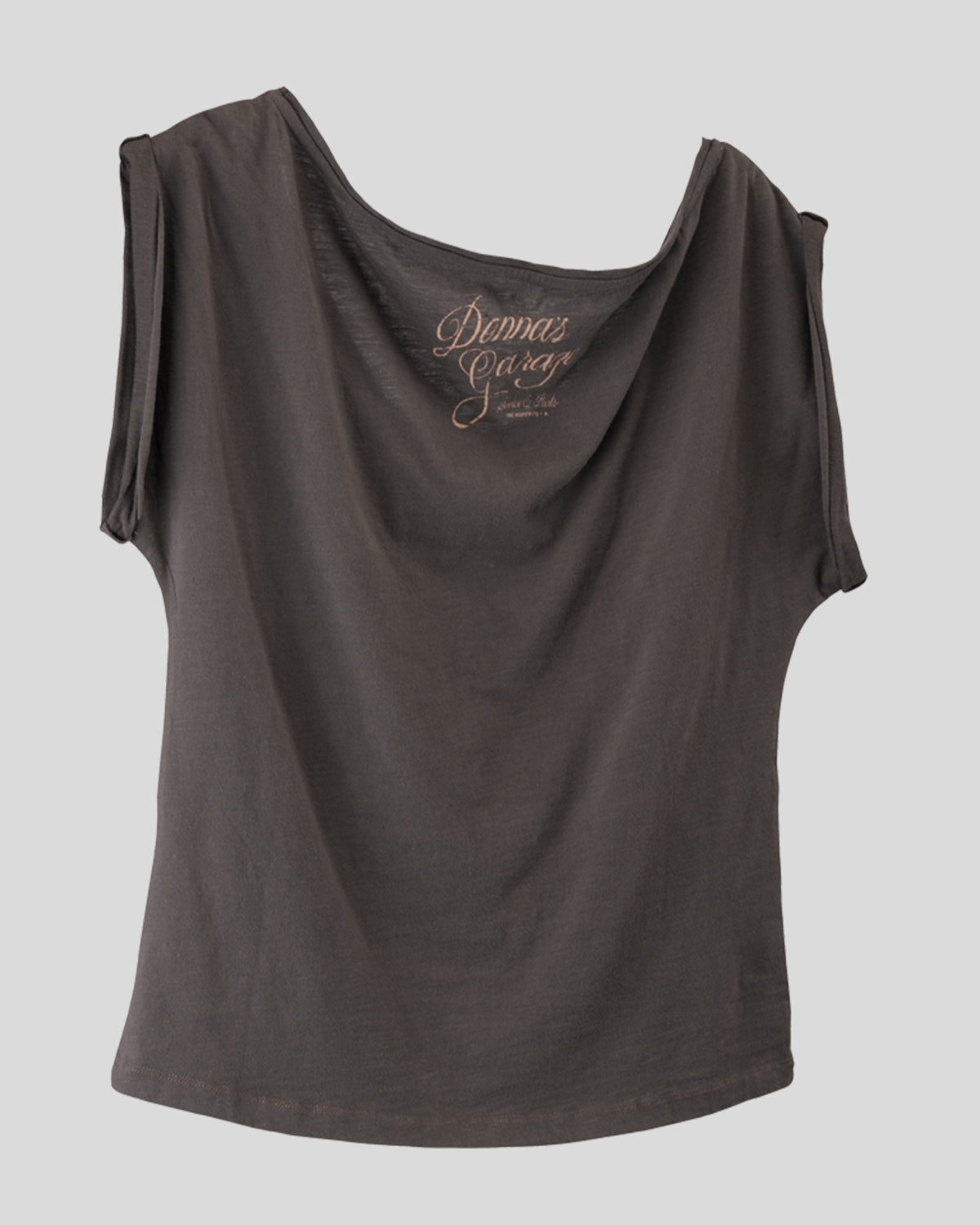 Shovel Heart Loose T-Shirt Women Black