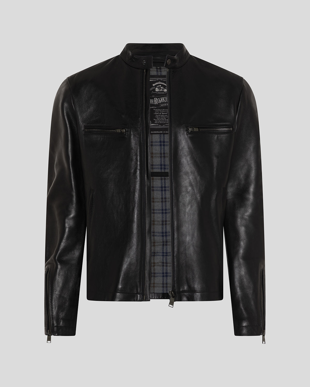 Commander Leather Jacket Black