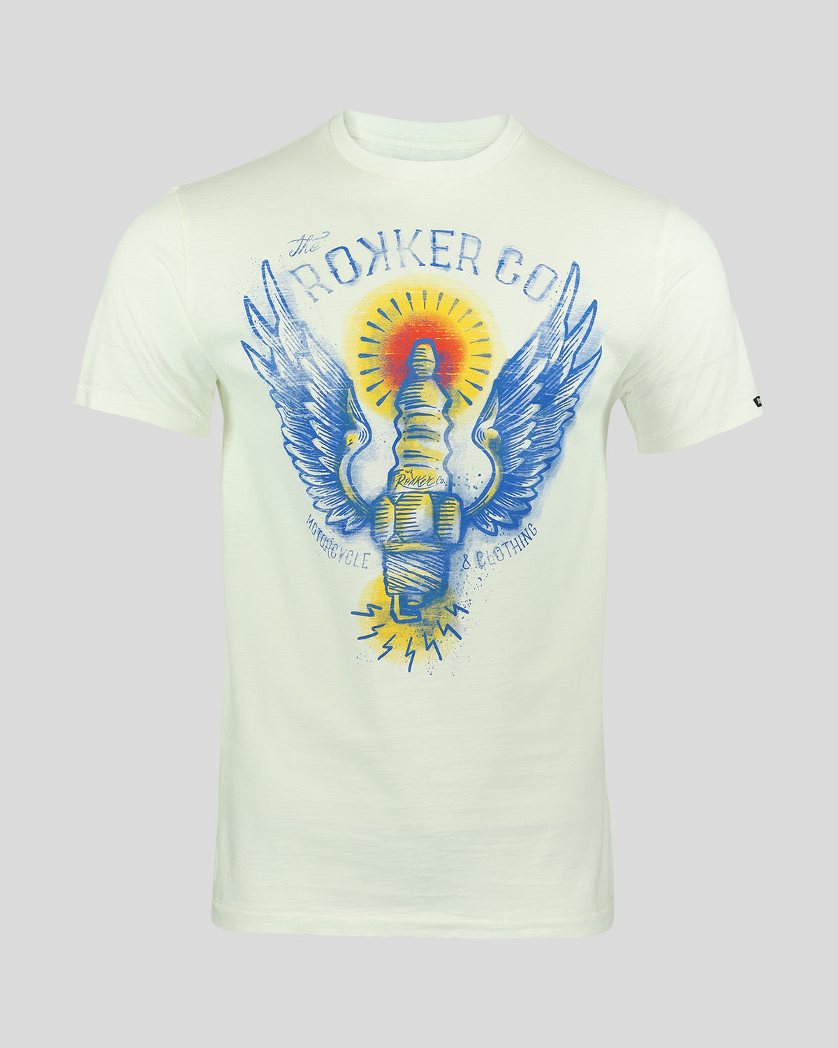 Wings T-Shirt Men Dirt White
