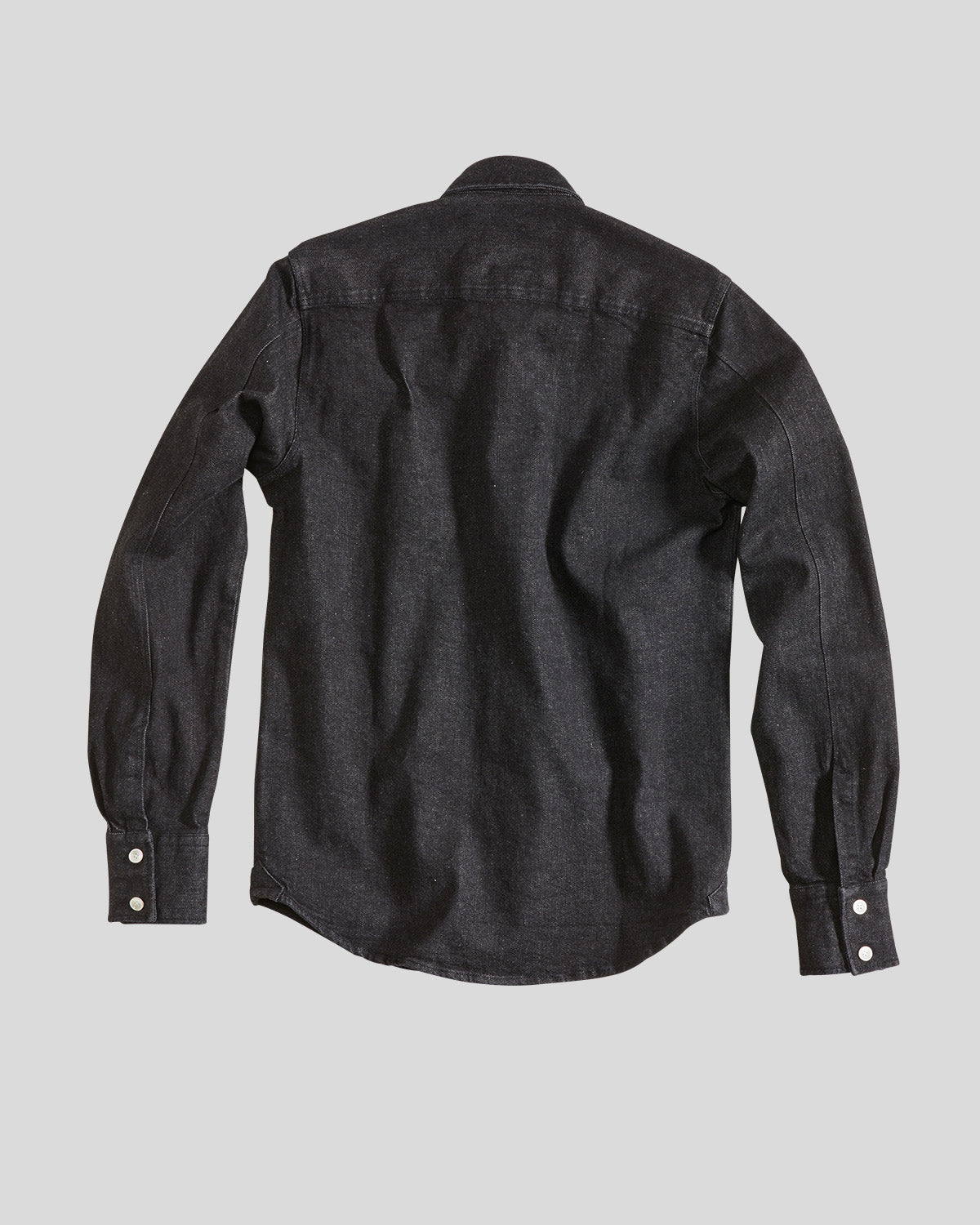 Maine Selvage Denim Shirt Men Black