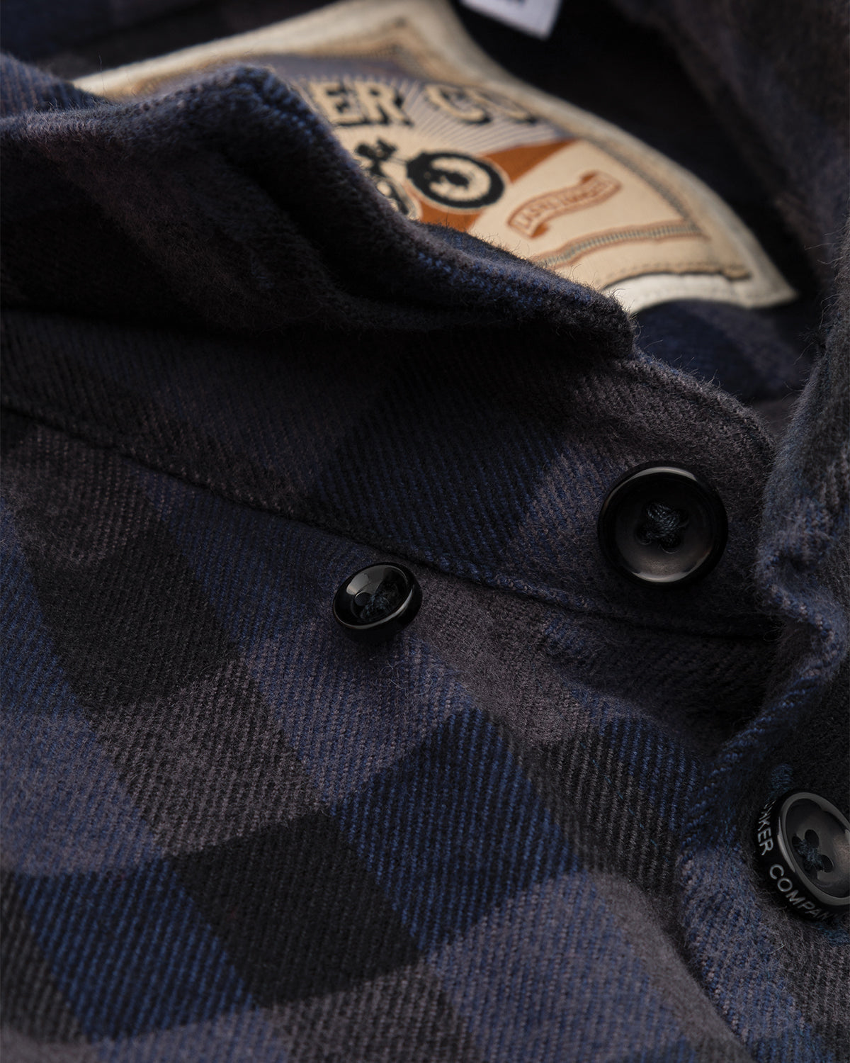 Jackson Flannel Shirt Men Blue Check