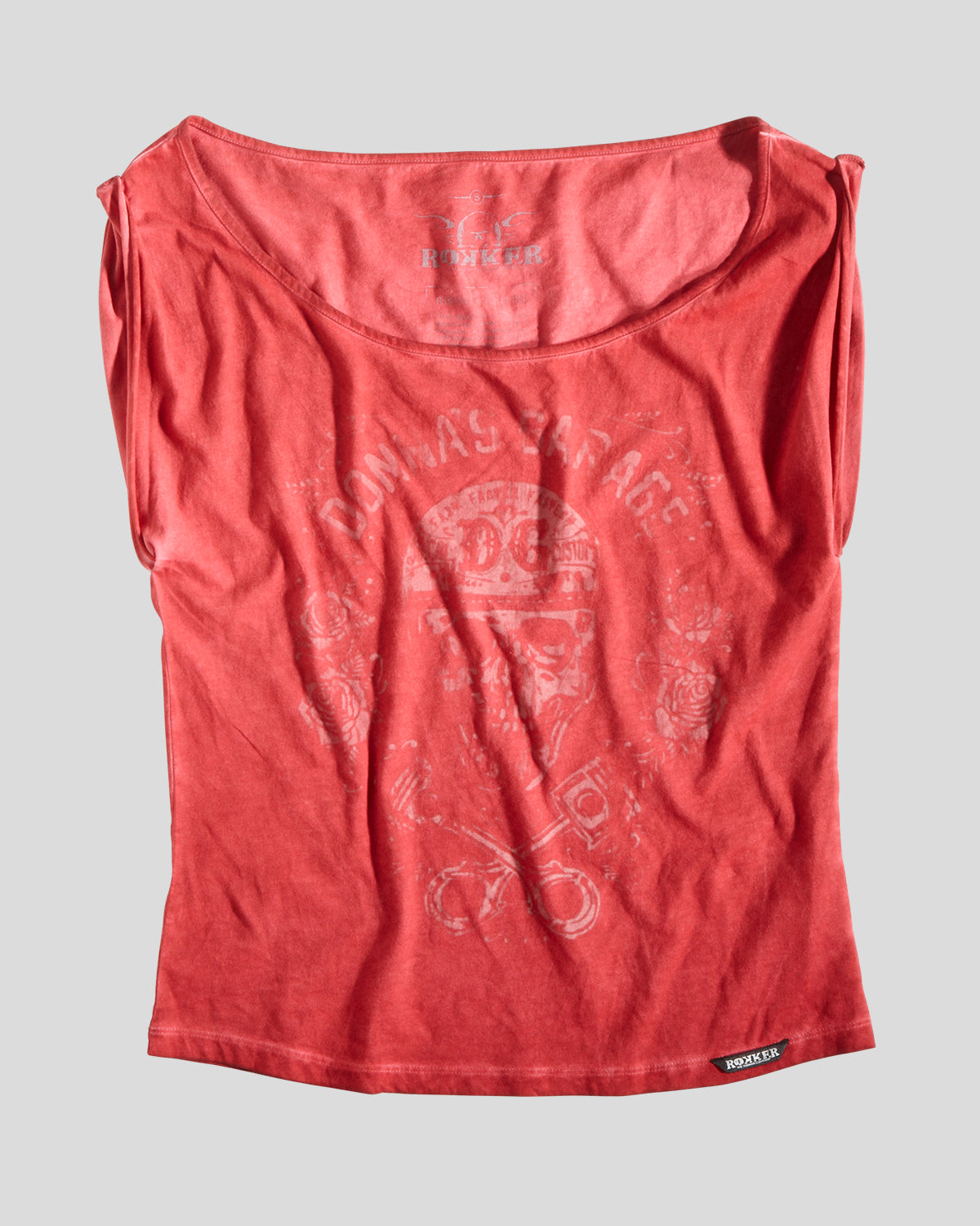 Piston Roses T-Shirt Women Red