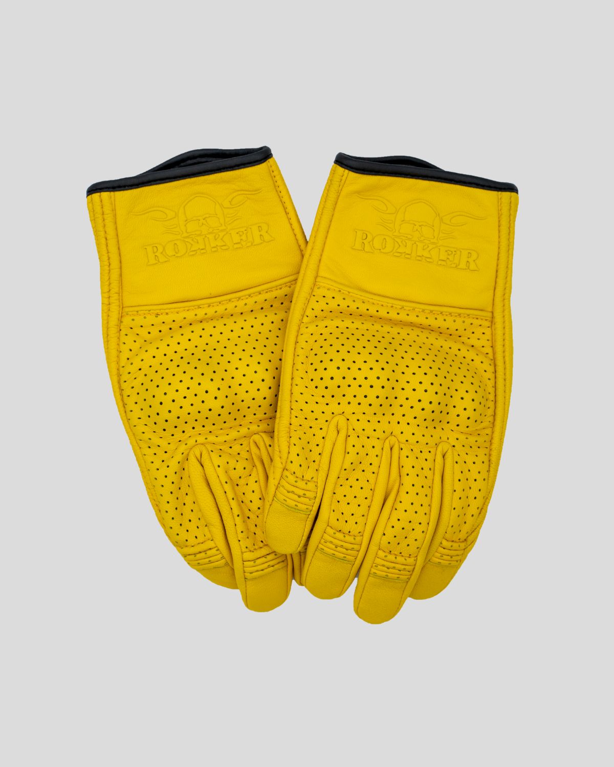 Glove Tucson Perforated Natural Yellow