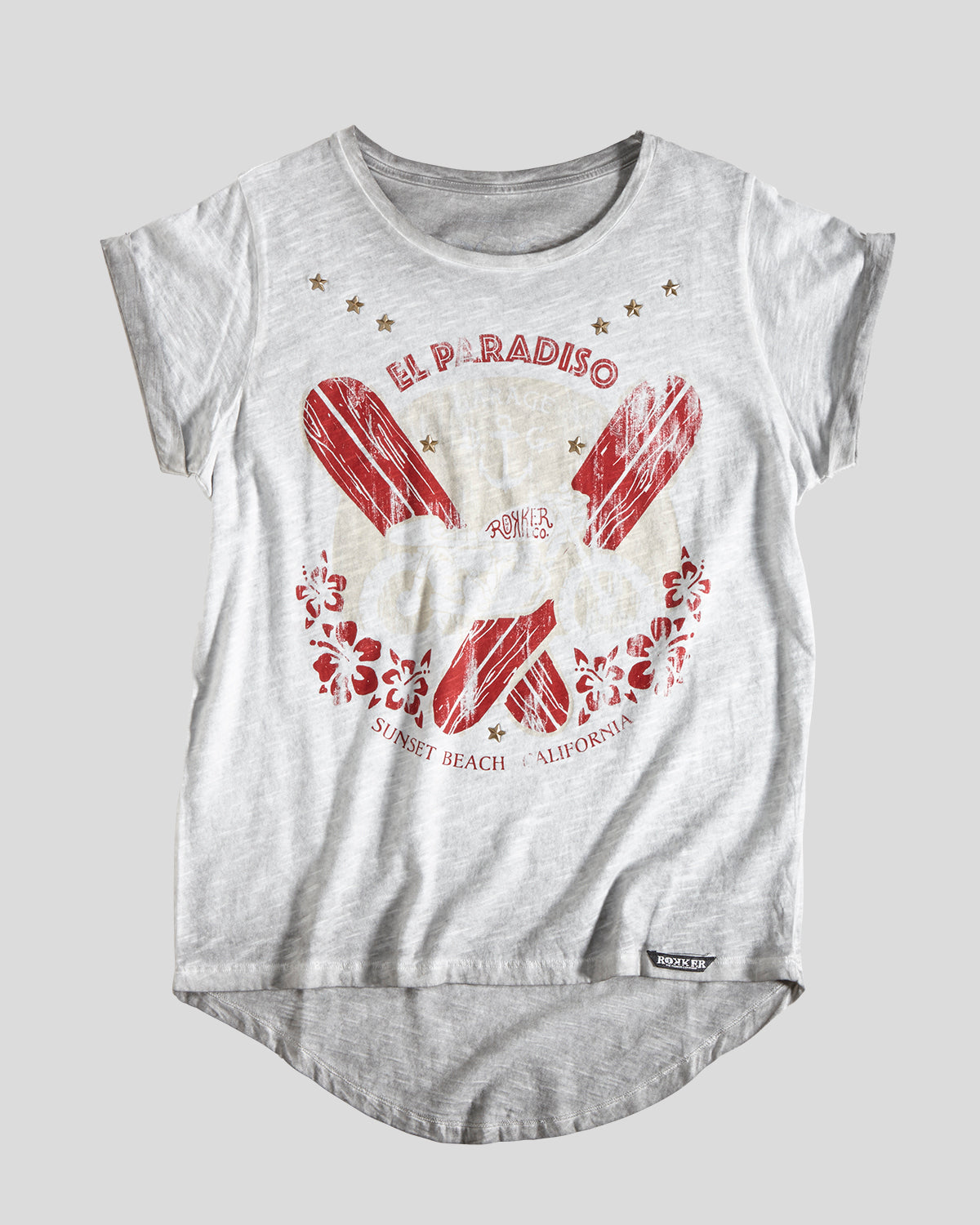 El Paradiso T-Shirt Women Grey