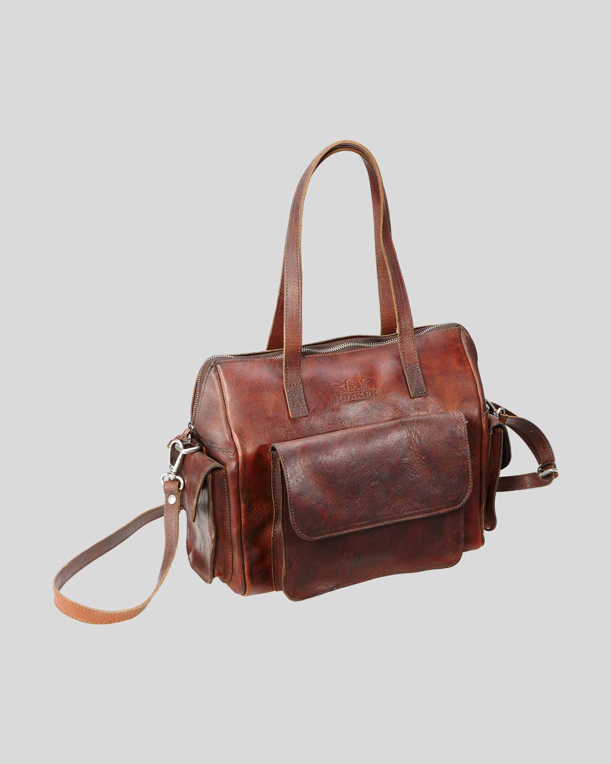 Lady Shoulder Bag Dark Brown