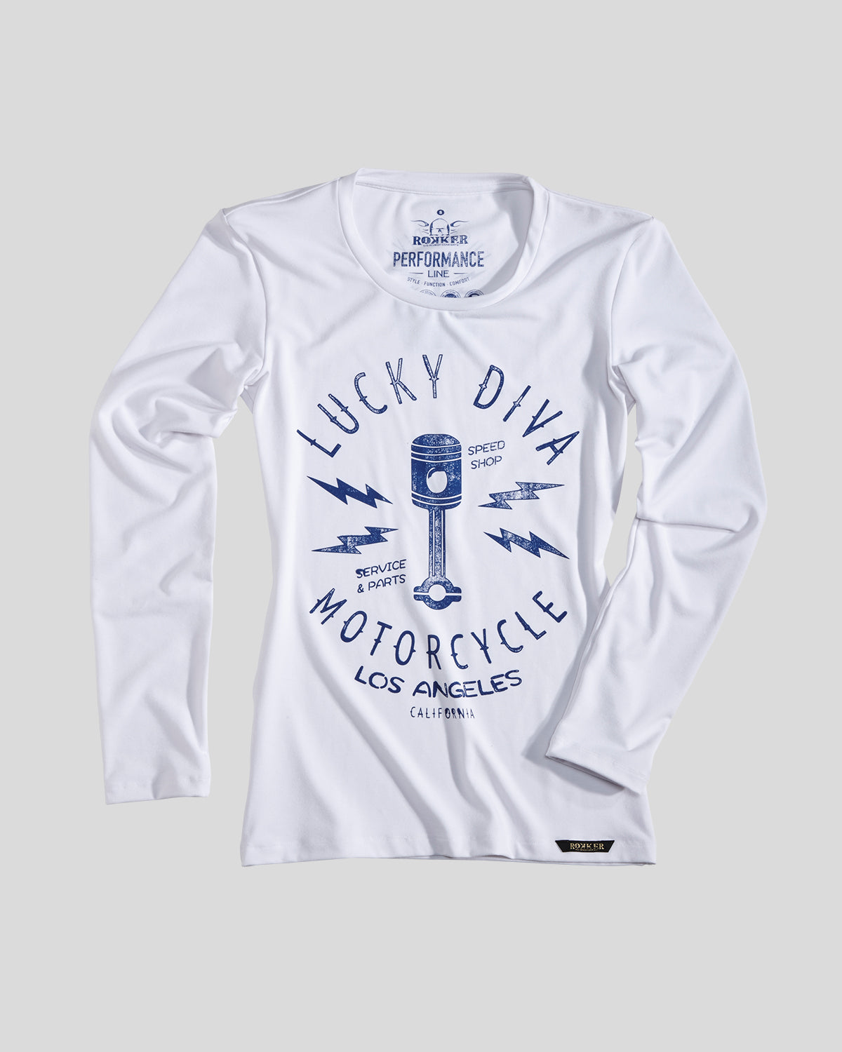 Performance Lucky Diva L/S White